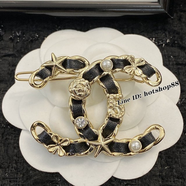 Chanel專櫃新款飾品 香奈兒經典熱銷款超火爆髮夾 zgb1463